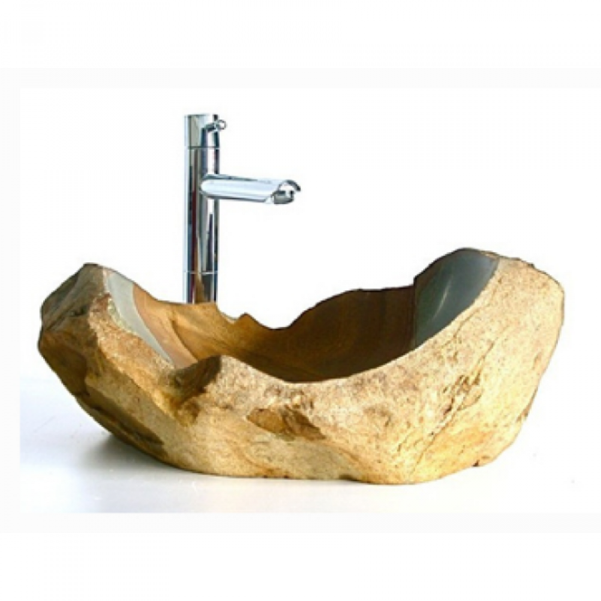 Naturstein Waschbecken aus Onyx RMS53 / Oval 45X55cm